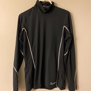 Nike Golf Dri-Fit Black Mock Neck Longsleeve